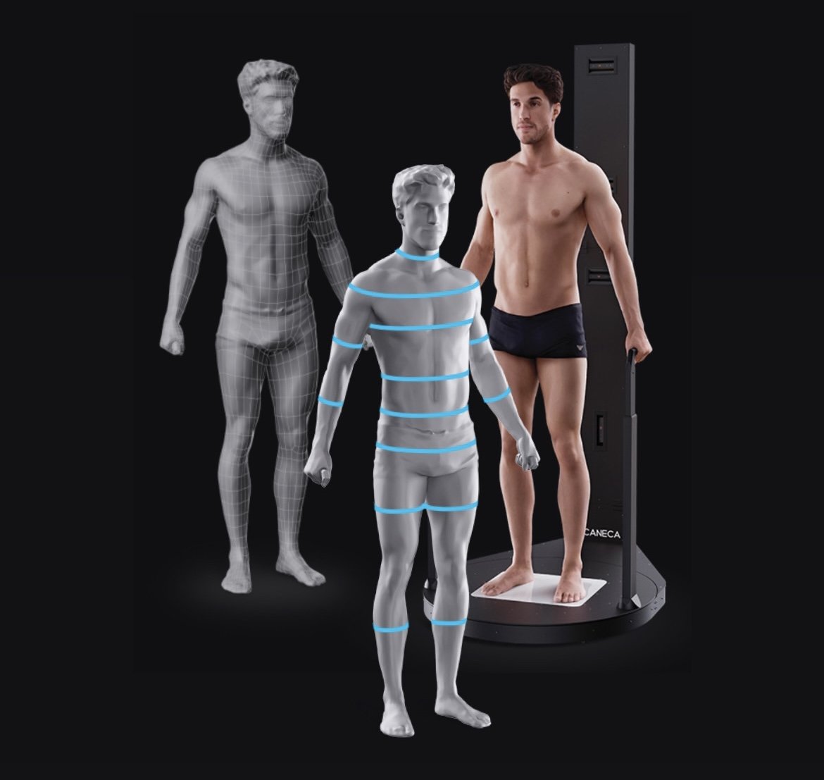 Kostenlose Körpervermessung mit dem 3D-Bodyscan