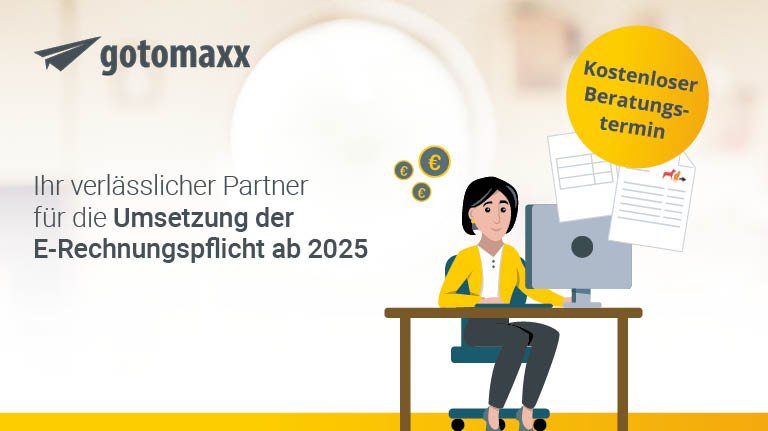 E-Rechnung erstellen mit gotomaxx