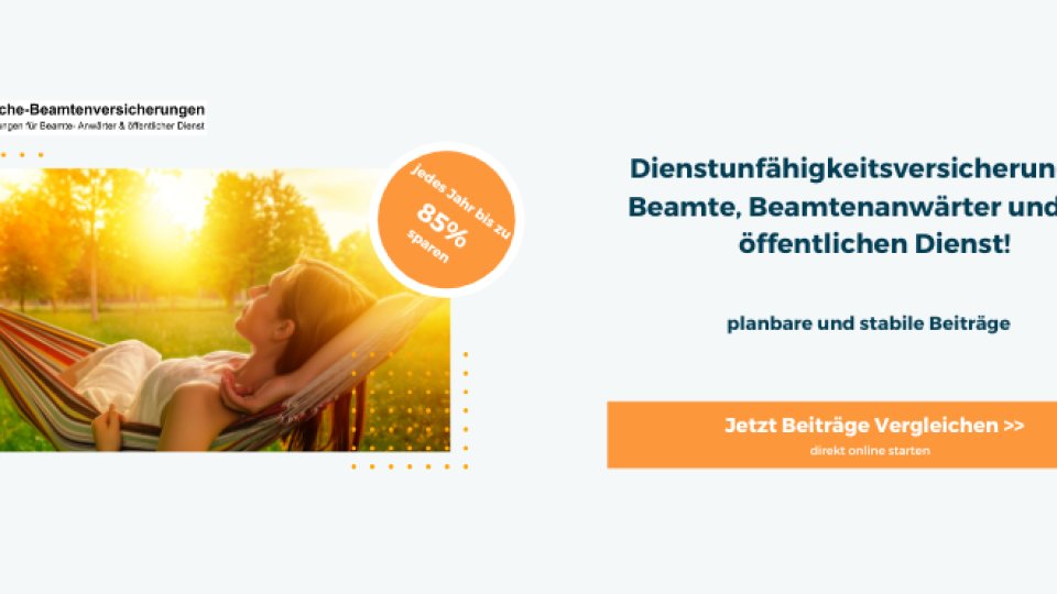 Bild zum Artikel Dienstunfähigkeitsversicherung