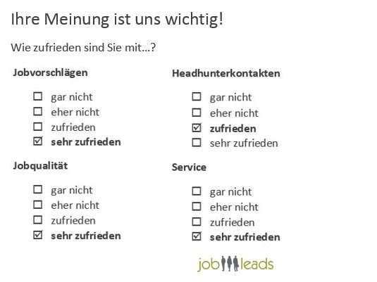 Meinungsbild der JobLeads Community