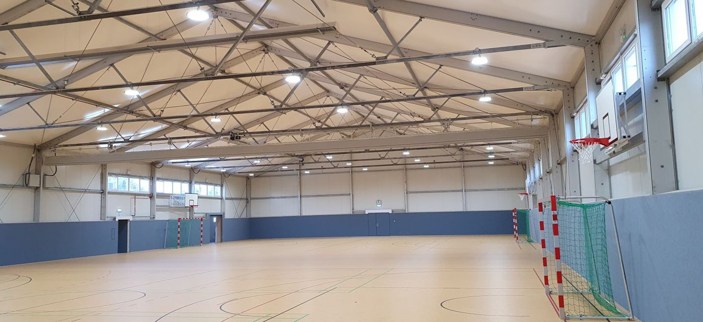 Sporthallen mit Losberger De Boer bauen