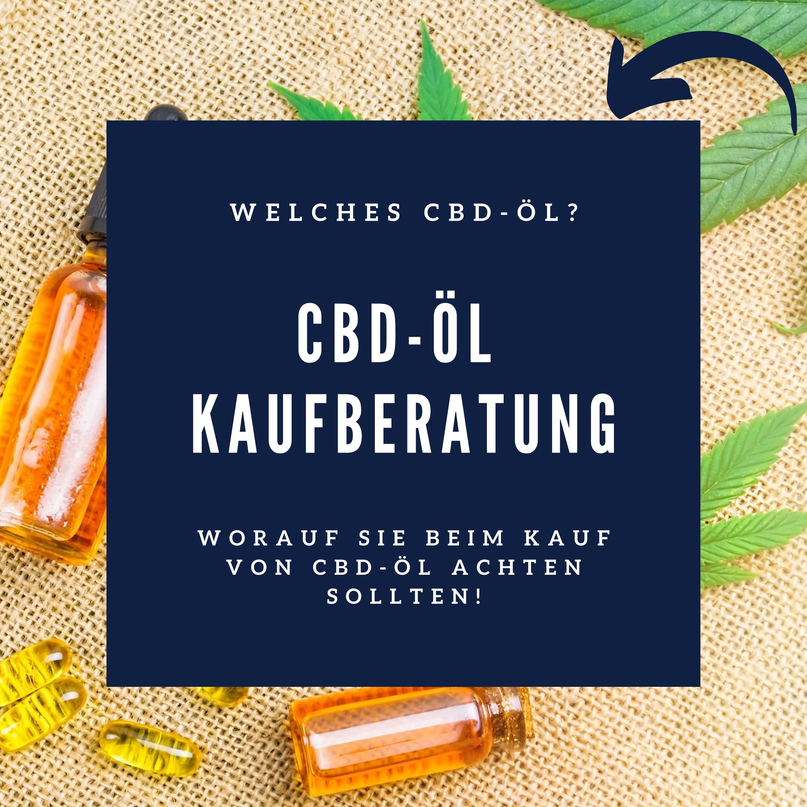 CBD-Öl: Testsieger finden