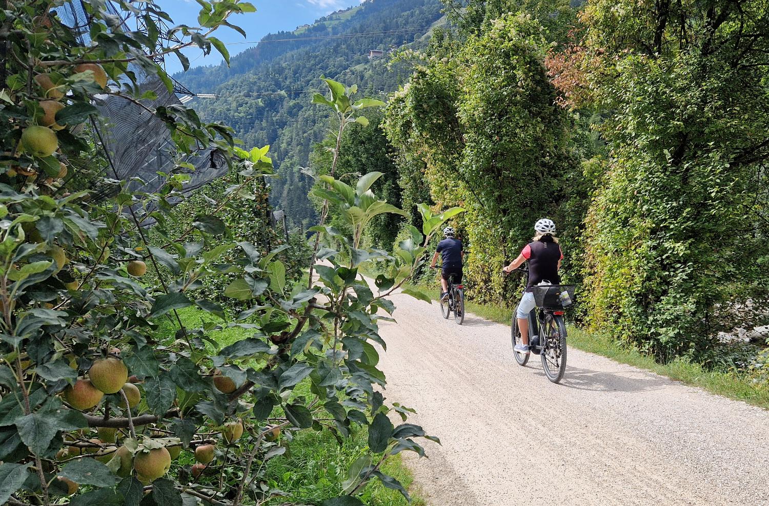Radfahren rund um Schenna © Redaktion Bonder