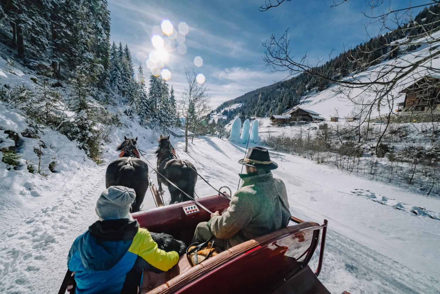 Romantische Kutschfahrt im Winkeltal © TVB Osttirol, Peter Maier