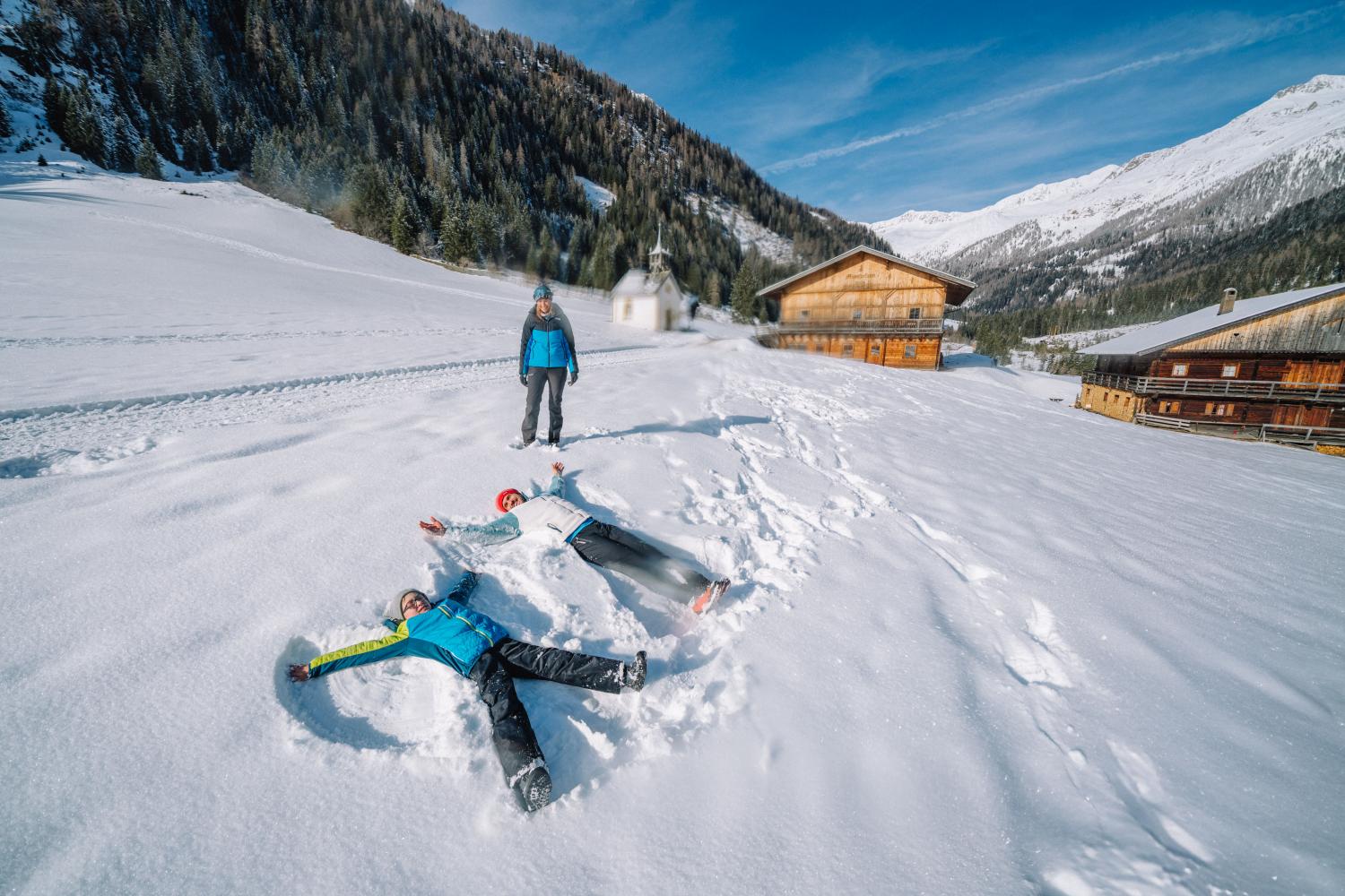 Winterwandern im Osttiroler Winkeltal © TVB Osttirol, Peter Maier