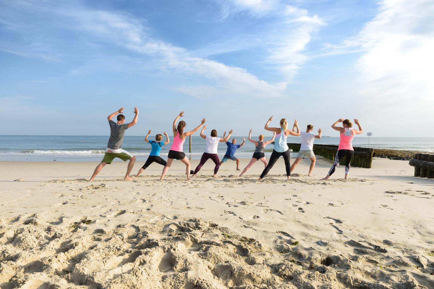 Aktiver Arbeitsplatz am Strand von Wangerooge © Kees van Surksum