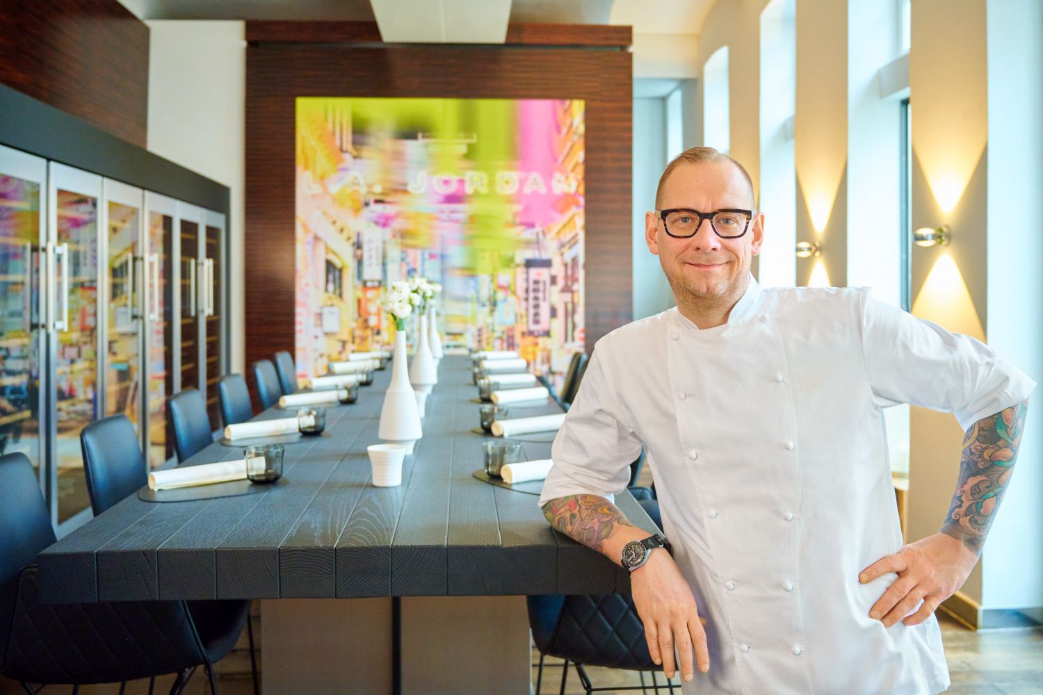 Sternekoch Daniel Schimkowitsch im L.A. Jordan im Ketschauer Hof Ensemble © RobertDieth
