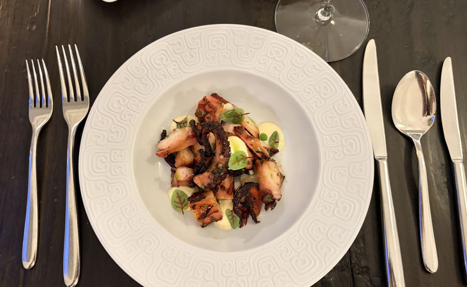 Feiner Meeresfrüchtesalat im Restaurant 1718 © Redaktion Bonder