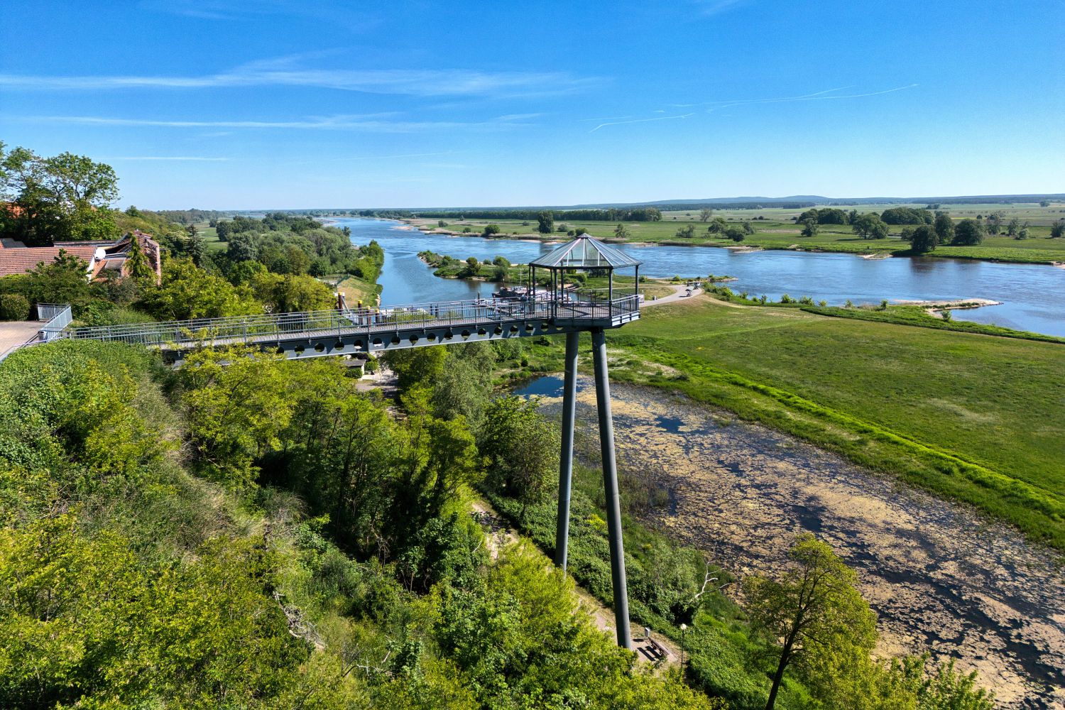 Aussichtsplattform Arneburg © IMG Sachsen-Anhalt mbH, Christian von Polentz