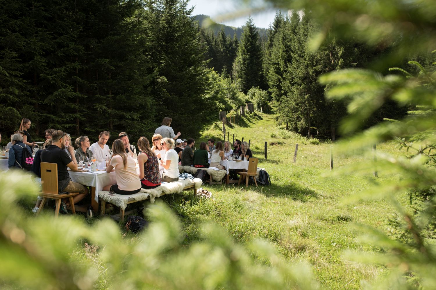 Waldbrunch im Angertal ©TVB Hofgastein, Marktl Photography